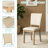 Modern 5-Piece Solid Wood Dining Table Sets For 4, Kitchen Table Set With 4 Upholstered Chairs-1162023892