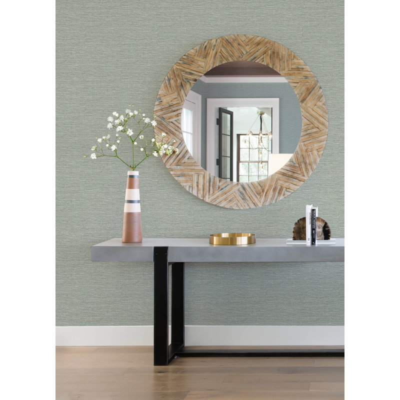 Largo Striated Wallpaper, Seafoam 