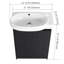Meuble-lavabo autoportant de 23 po avec lavabo et portes à fermeture douce-107117778