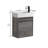 Argyroula 18'' Single Bathroom Vanity with Resin Top-1061623857