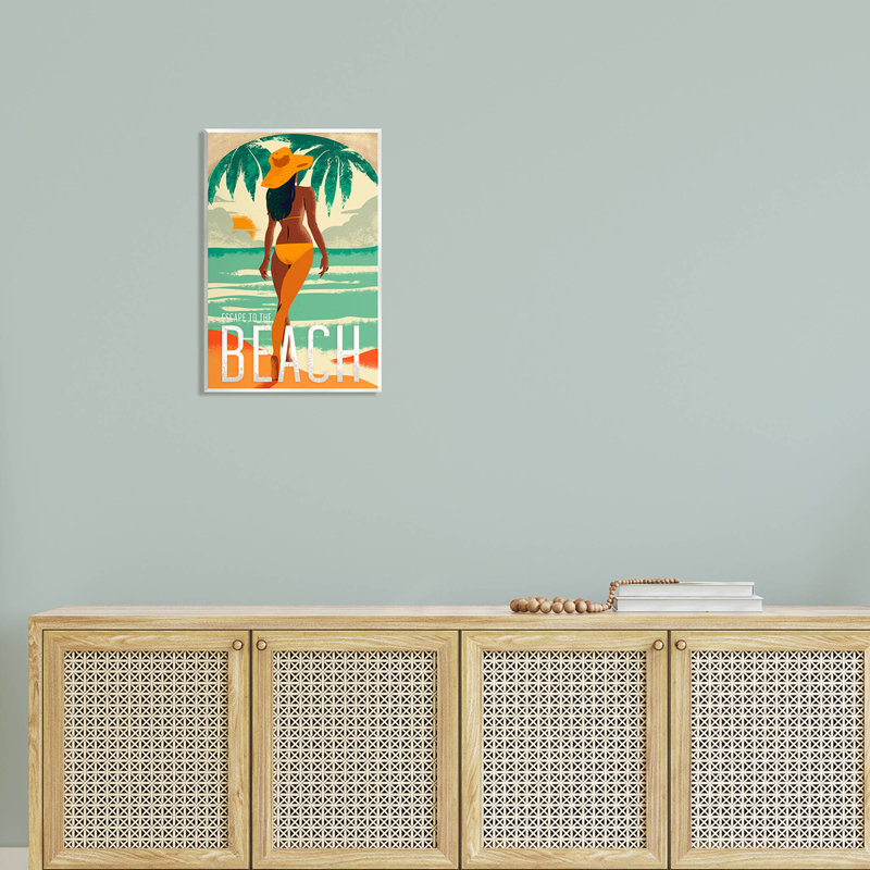 «Escape To Beach Holiday» par Ziwei Li, H 19 po x l 13 po x P 0,5 po