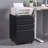 Installation Required 3-Drawer Mobile Filing Cabinet With Lock, Metal Office Storage For Legal/Letter Size Documents-2107440101