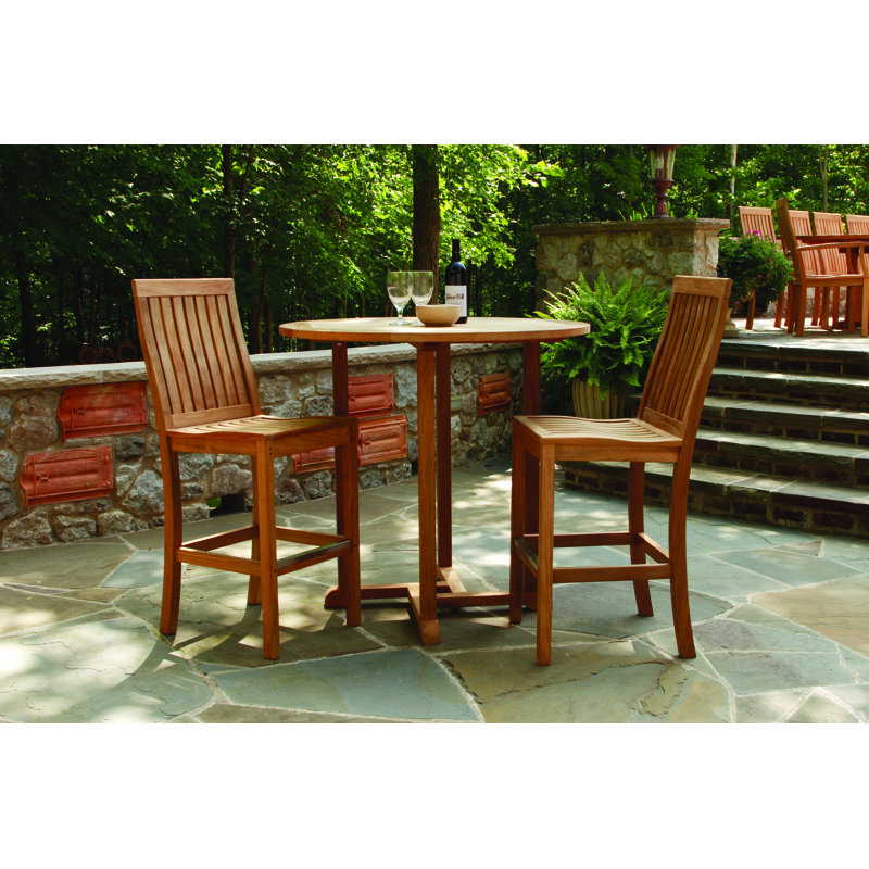 Monterey Teak Outdoor Patio Bar Stool