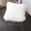 Evers White Square Cushion Cover