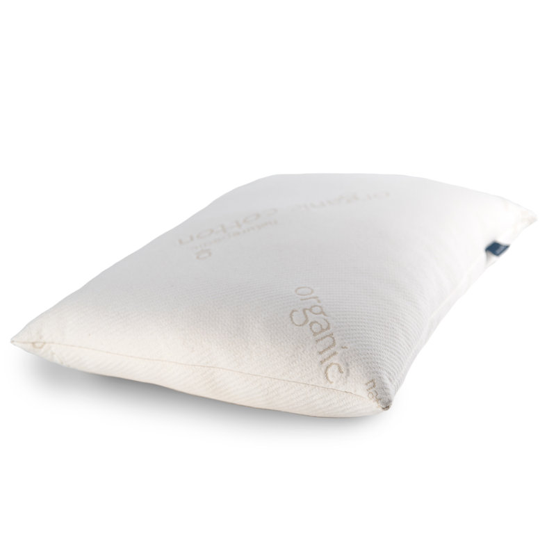 PLA Pillow with Organic Fabric, Standard Low