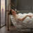69" Freestanding Transparent Resin Soaking Bathtub - Clear Wavy Crystalline Luxury Tub
