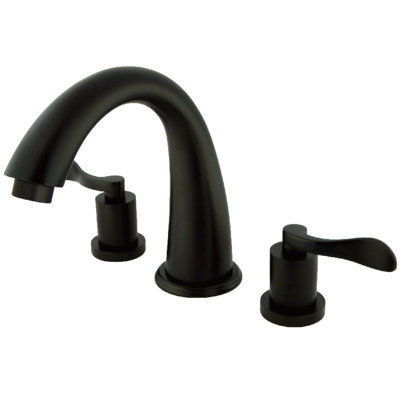 Kingston Brass Vintage Two-Handle 3-Hole Deck Mount Roman Tub Faucet