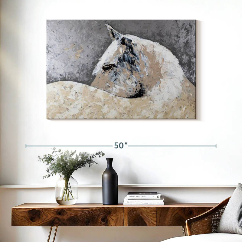 Brampt White Beauty, 26" H x 39" W