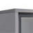 60.6'' Freestanding Glass Door Display Cabinet, Bookcase With 2 Storage Drawers, Pantry With LED Lighting And Adjustable Shelves, For Hallways, Kitchen, Livingroom & Office - Grey