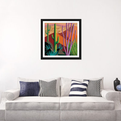 « tucson, square », impression sur toile