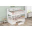Bunk Bed With Built-In Shelves Beside Both Upper And Down Bed And Storage Drawer-276116269