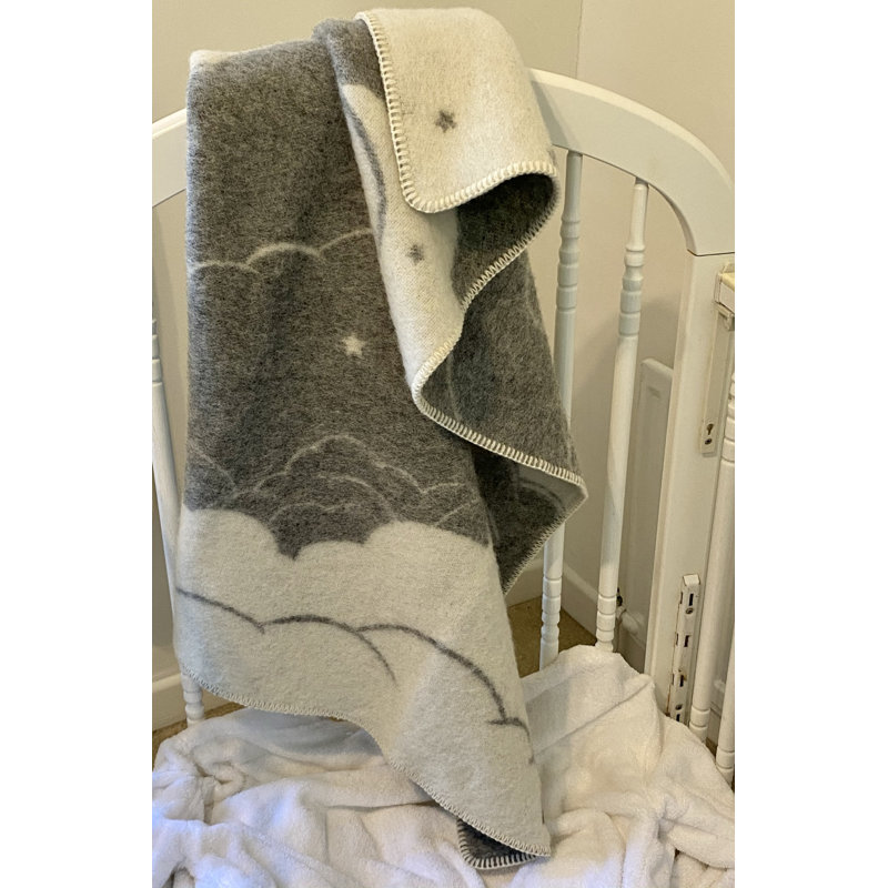 Bannan 80% Wool And 20% Cotton Baby Blanket