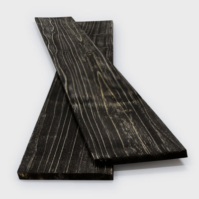 47.25" L x 4.75" W Solid Pine Wall Planks, Barn Wood Finish Decorative Wall Panelling