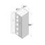 Armoire-garde-manger grande de 24 po x P 27 po x H 84 po prête à assembler de la cuisine CASAINC-130466616