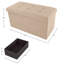 Repose-pieds de rangement pliant avec bac amovible Lavish Home-1409637066