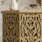 Watsonville Natural Brown Octagonal Solid Mango Wood Side Table