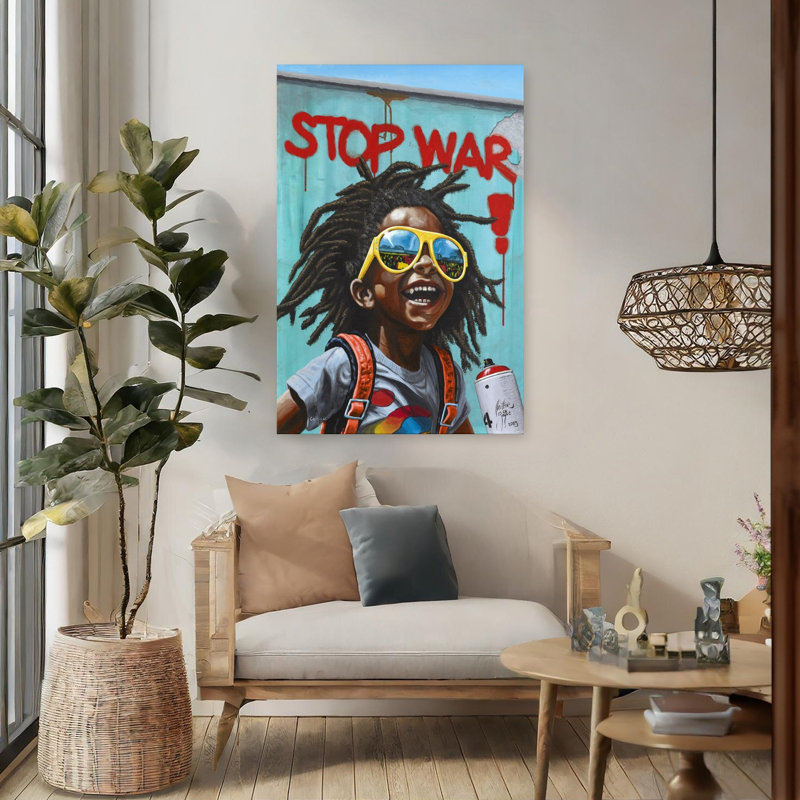 Art contemporain Art contemporain, H 48 po x l 32 po