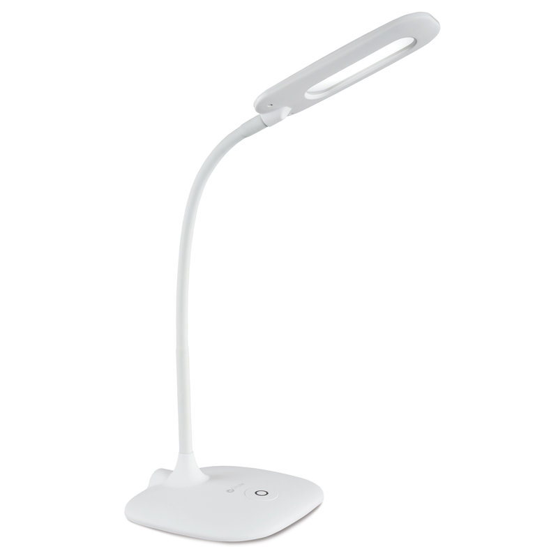 Adjustable Soft Touch White LED Desk Lamp 8"x12"