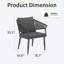 Patio Dining Armchair with Cushion-167272245