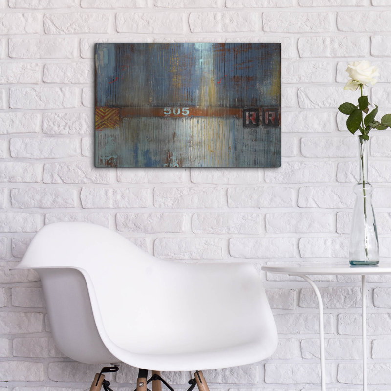 «Crossing The Tracks I» par Erin Ashley, H 16 po x l 24 po