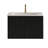 Bathroom Vanity - Striped Black Oak, White Ceramic Sink Majesty Oak Texture, Modern Flair-956043930-956043928