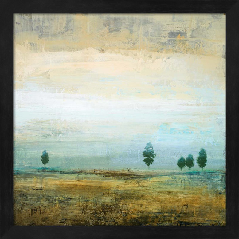 Open Atmosphere Blue Landscape Canvas Print Set