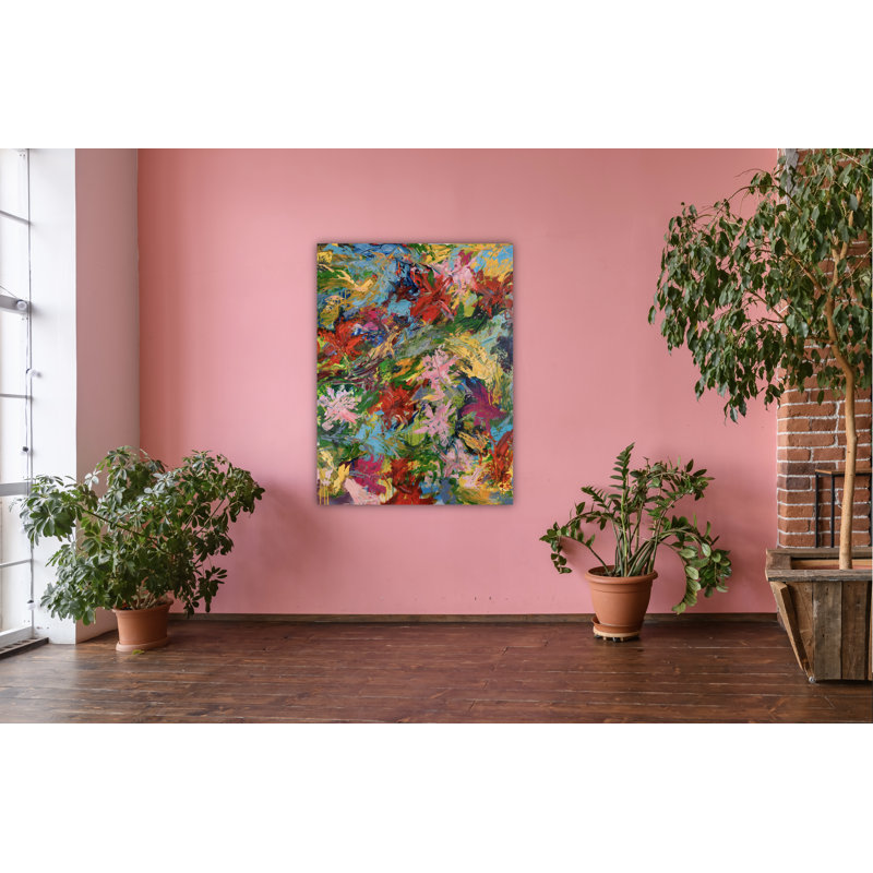 Printemps - reproduction d'art sur toile, H 62 po x l 42 po x P 3 po, Toile tendue