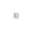 Deltana FPS234U3-UNL Flush Pull, Square, HD, 2-3/4" x 2-3/4", Solid Brass in Unlacquered Brass-93921264