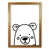 Honey Oak Frame