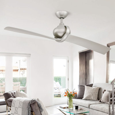 Ventilateur de plafond 54 po à 2 pales avec télécommande Hemel
