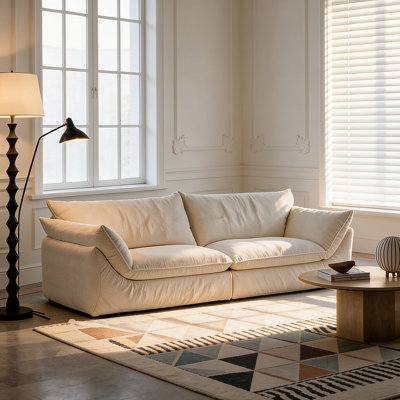 French-style fabric light luxury sofa