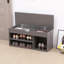 Linen Upholstered Storage Bench-92635946