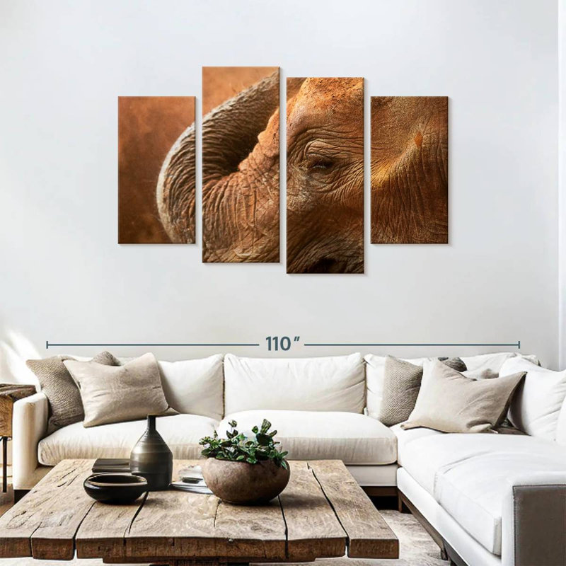 Brampt Sleeping Mammoth, 48'' H x 75'' W