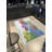Multi-Colored Surrealist Rooster Patterned Creative Modern Decorative Rug-321158334