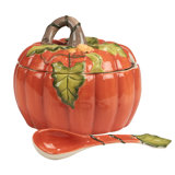 Harvest Morning Pumpkin Tureen With Ladle