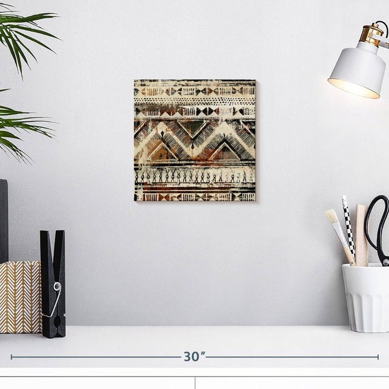 Kerner African Patterning, 10" H x 10" W