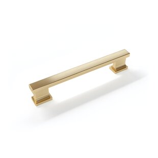 Long Curve Brushed Brass Unlacquered Cabinet Drawer Pulls and Closet –  Forge Hardware Studio