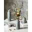 Vase en céramique rétro rustique bleu, adapté à la décoration intérieure, ensemble de 3 vases décoratifs émaillés, cuisine, chambre à coucher, table de salon, décorations de tablettes.