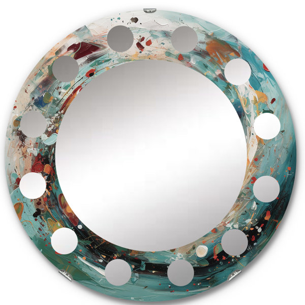 East Urban Home Broncho Circle Wall Mirror | Wayfair