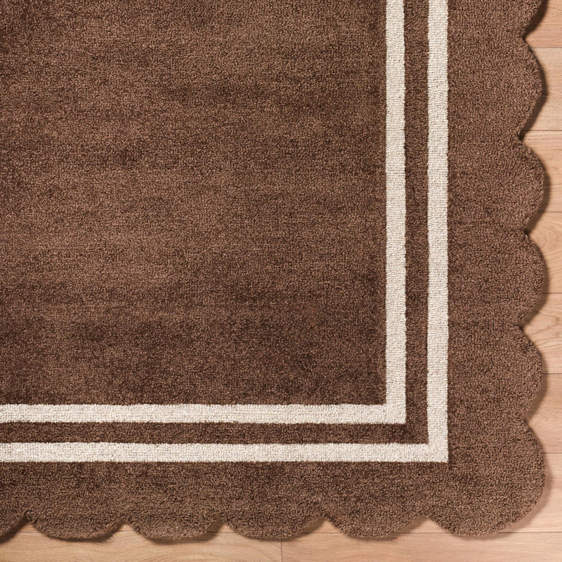 Tapis touffeté à la main Orville, Rectangle 6 pi x 9 pi