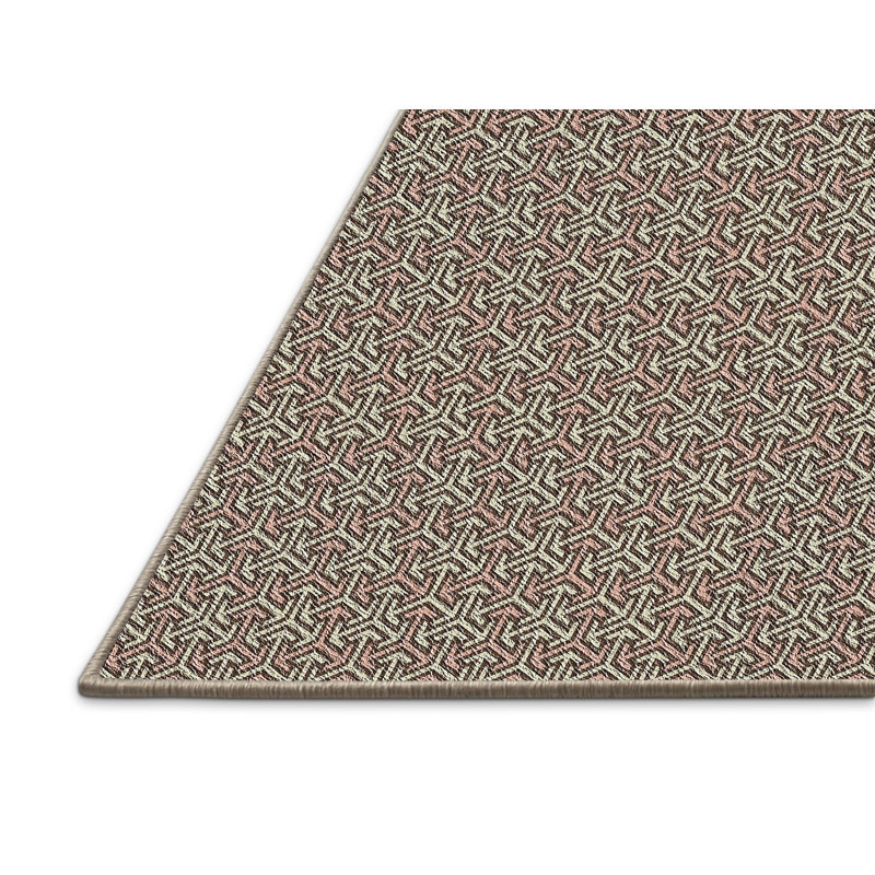 Tapis zone beige à motifs, Rectangle 8 pi x 10 pi