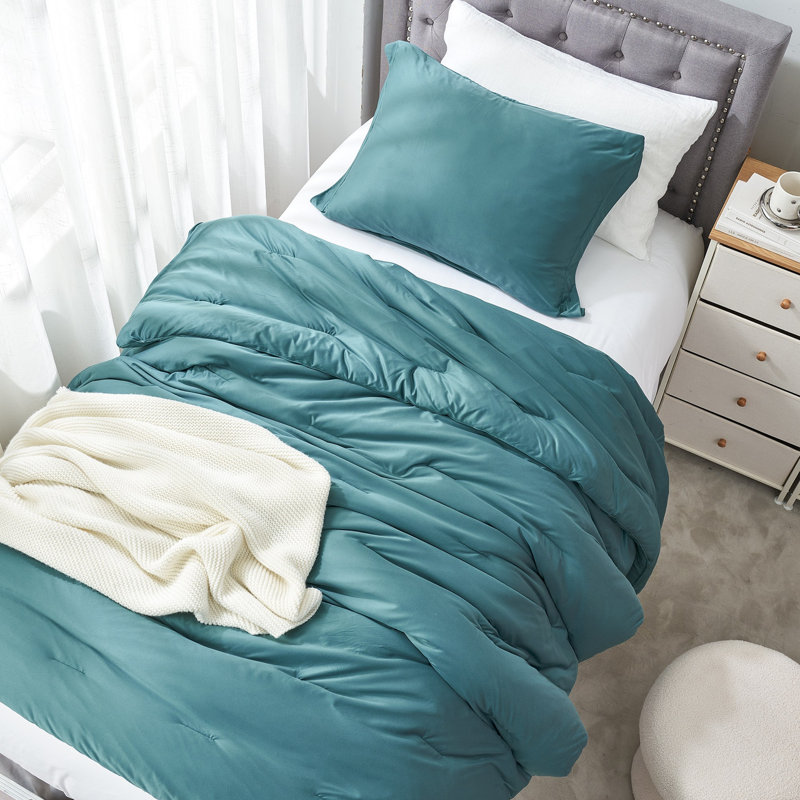 Ensemble d'édredon surdimensionné Sovery Soft - Sovery, Édredon simple extra long + 1 taie décorative st