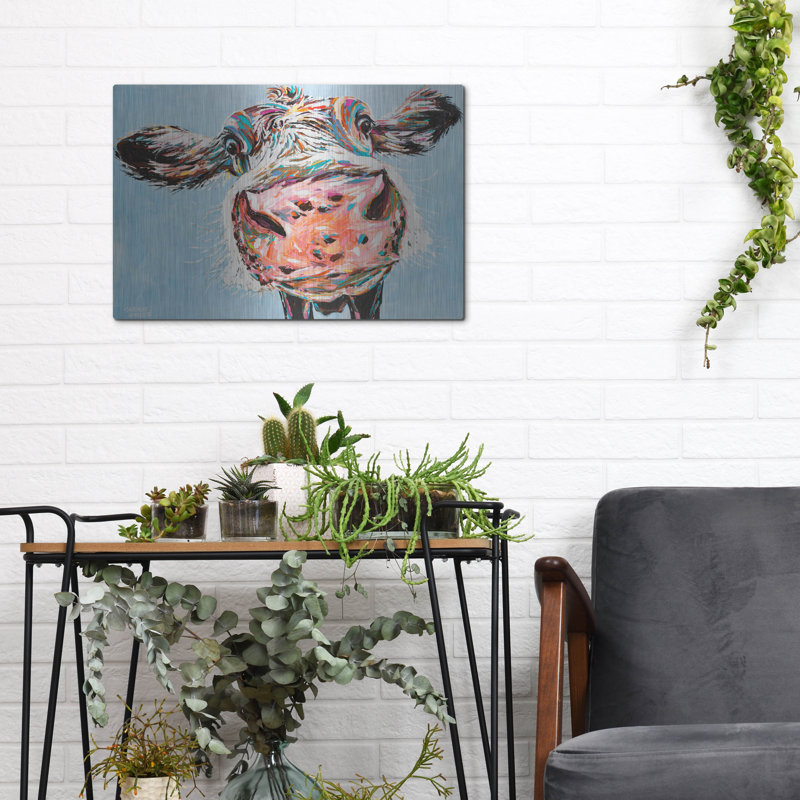 «Cow Cow 1» par Carolee Vitaletti, H 12 po x l 16 po