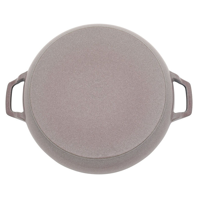 Cast Iron 3.59-qt Braiser with Glass Lid, Lilac