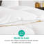 All Season Down and Feather Blend Comforter 750 cu. in./oz., Lightweight Duvet Insert, White-91483502