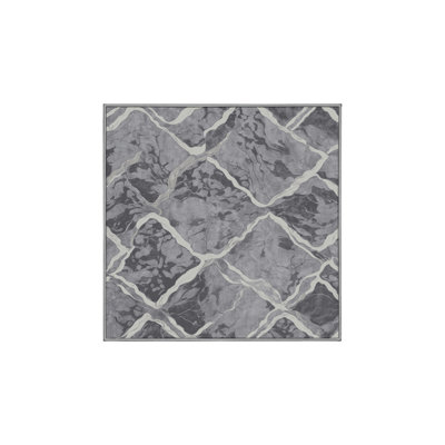 Tapis gris lavable à la machine