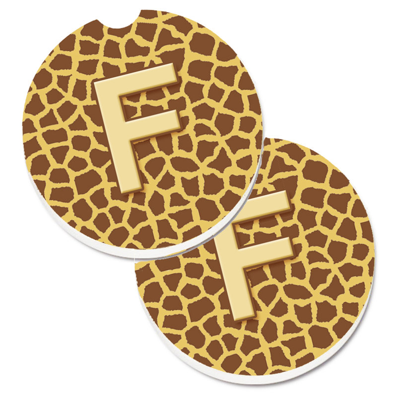 Sous-verre Monogram Initiale, F