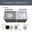Ensemble de meuble-lavabo double 60 po