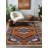 Martwon Collection Digital Print Cotton-Polyester Brown Navy Rug-548797441