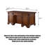 Bureau d'ordinateur en bois massif de style américain-870933560-870933561